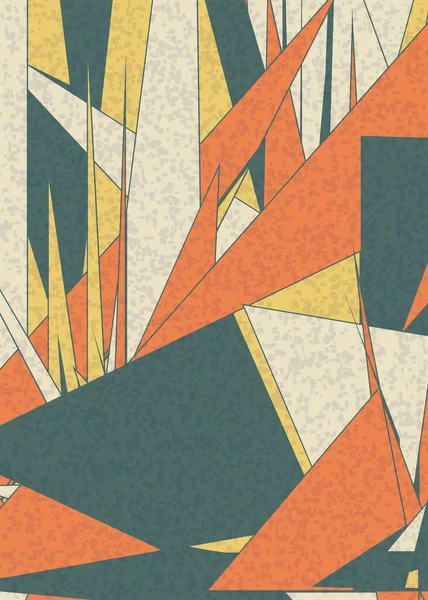 Piet Mondrian Style Computational Generative Art Tle Ilustracji — Wektor stockowy