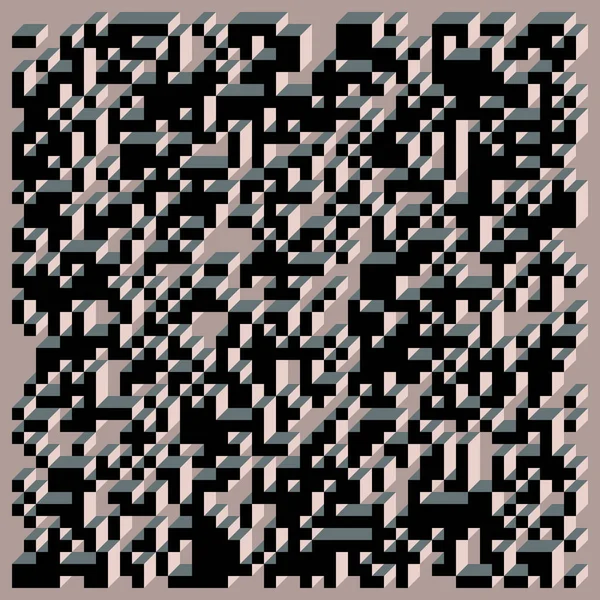 Абстрактне Геометричне Тло Реалізація Edward Zajecs Cubo 1971 Року Суті — стоковий вектор