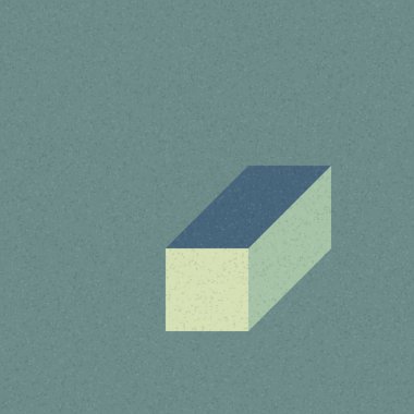 Soyut geometrik arkaplan. Edward Zajecs 2. Cubo 'nun 1971' deki uygulaması. Esasen 8 taştan oluşan bir Truchet fayans seti ve yerleştirme sanatı illüstrasyonu için kurallar 