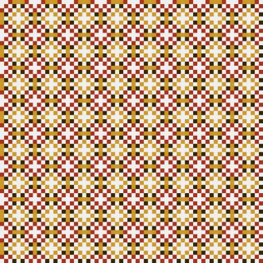 Soyut çapraz desenli üretken hesaplama sanatı çizimi