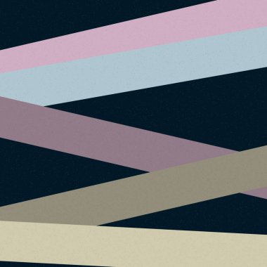 Pastel Mavisi Çizgileri Geçen Üretici Sanat Biçimi Renkli Çizim