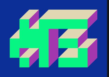 Edward Zajecs 2. Cubo 'nun 1971' deki uygulaması. Esasen 8 taştan oluşan bir Truchet fayans seti ve yerleştirme sanatı illüstrasyonu için kurallar 