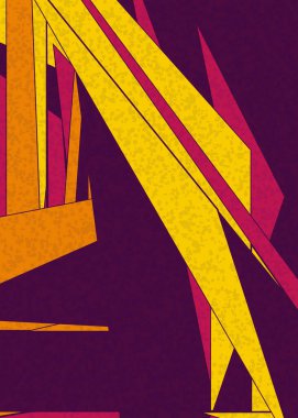 Piet Mondrian Biçimli Hesapsal Üretim Sanatı arkaplan çizimi