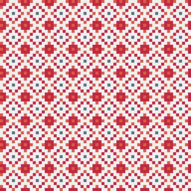 Soyut çapraz desenli üretken hesaplama sanatı çizimi