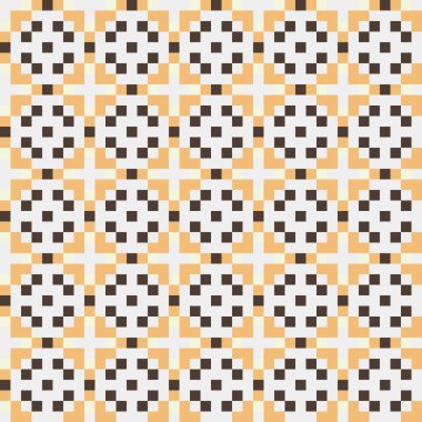 Soyut çapraz desenli üretken hesaplama sanatı çizimi