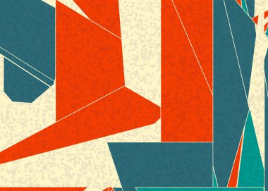 Piet Mondrian Biçimli Hesapsal Üretim Sanatı arkaplan çizimi