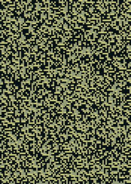 Edward Zajecs 2. Cubo 'nun 1971' deki uygulaması. Esasen 8 taştan oluşan bir Truchet fayans seti ve yerleştirme sanatı illüstrasyonu için kurallar  