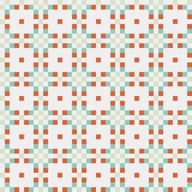 Soyut çapraz desenli üretken hesaplama sanatı çizimi