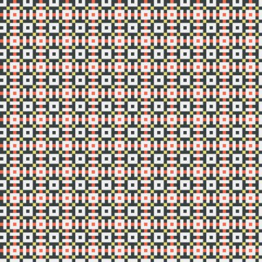 Soyut çapraz desenli üretken hesaplama sanatı çizimi