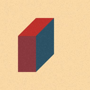 Soyut geometrik arkaplan. Edward Zajecs 2. Cubo 'nun 1971' deki uygulaması. Esasen 8 taştan oluşan bir Truchet fayans seti ve yerleştirme sanatı illüstrasyonu için kurallar 