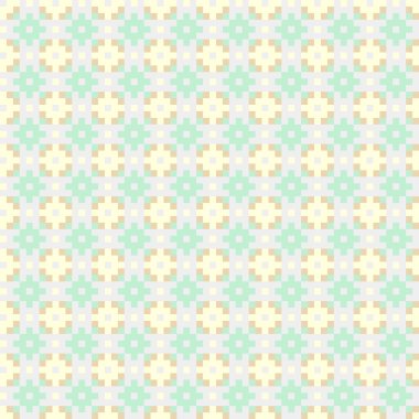 Soyut çapraz desenli üretken hesaplama sanatı çizimi