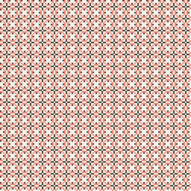 Soyut çapraz desenli üretken hesaplama sanatı çizimi