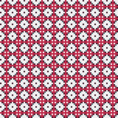 Soyut çapraz desenli üretken hesaplama sanatı çizimi