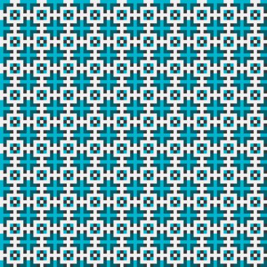 Soyut çapraz desenli üretken hesaplama sanatı çizimi