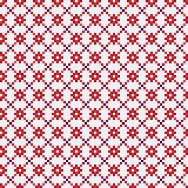 Soyut çapraz desenli üretken hesaplama sanatı çizimi