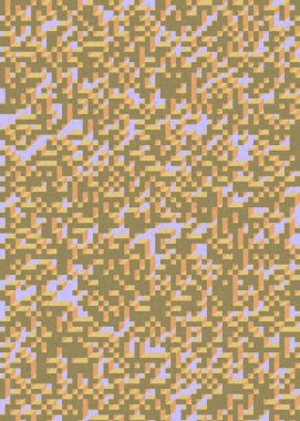 Soyut geometrik arkaplan. Edward Zajecs 2. Cubo 'nun 1971' deki uygulaması. Esasen 8 taştan oluşan bir Truchet fayans seti ve yerleştirme sanatı illüstrasyonu için kurallar 