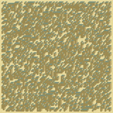 Edward Zajecs 2. Cubo 'nun 1971' deki uygulaması. Esasen 8 taştan oluşan bir Truchet fayans seti ve yerleştirme sanatı illüstrasyonu için kurallar  