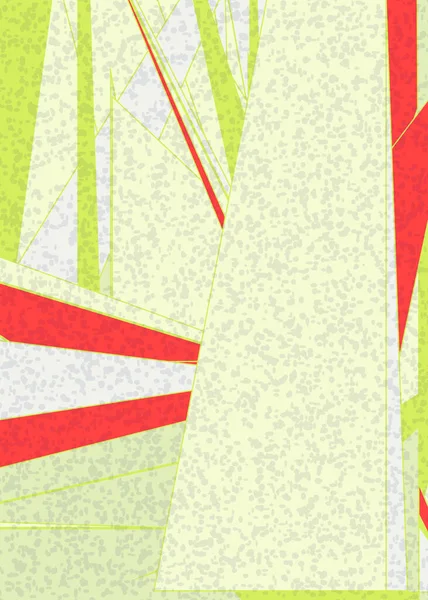 Ilustrasi Latar Belakang Seni Generatif Gaya Piet Mondrian - Stok Vektor