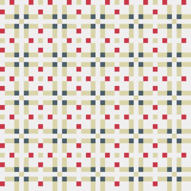 Soyut çapraz desenli üretken hesaplama sanatı çizimi