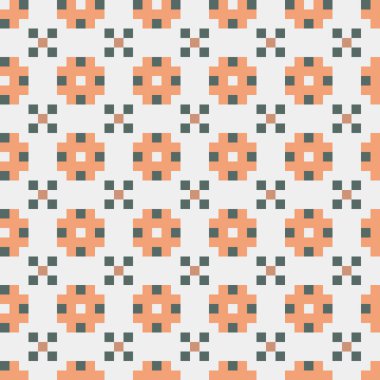 Soyut çapraz desenli üretken hesaplama sanatı çizimi