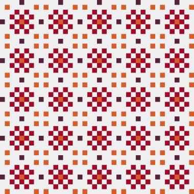 Soyut çapraz desenli üretken hesaplama sanatı çizimi