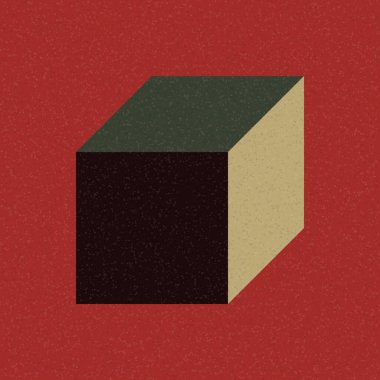 Edward Zajecs 2. Cubo 'nun 1971' deki uygulaması. Esasen 8 taştan oluşan bir Truchet fayans seti ve yerleştirme sanatı illüstrasyonu için kurallar  