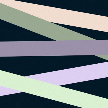 Şampanya Pembe Çizgiler Çapraz Üretici Sanat Stili Renkli Çizimler