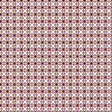 Soyut çapraz desenli üretken hesaplama sanatı çizimi