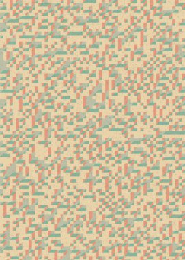 Edward Zajecs 2. Cubo 'nun 1971' deki uygulaması. Esasen 8 taştan oluşan bir Truchet fayans seti ve yerleştirme sanatı illüstrasyonu için kurallar  