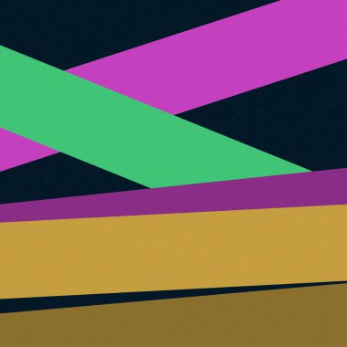 İrlanda Yeşil Rengi Çizgileri Aşan Üretici Sanat Stili Renkli Çizimler