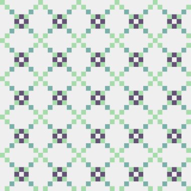 Soyut çapraz desenli üretken hesaplama sanatı çizimi