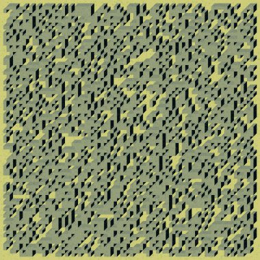 Edward Zajecs 2. Cubo 'nun 1971' deki uygulaması. Esasen 8 taştan oluşan bir Truchet fayans seti ve yerleştirme sanatı illüstrasyonu için kurallar  