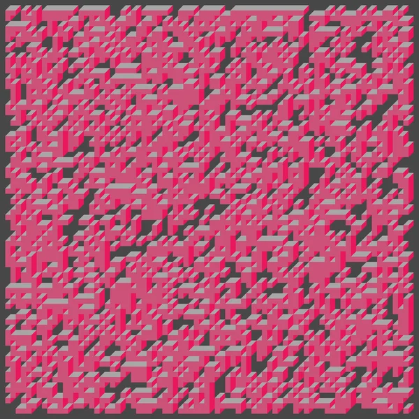 Edward Zajec 'in 1971' deki Il Cubo 'sunun uygulanması. Esasen 8 taştan oluşan bir Truchet fayans seti ve yerleştirme sanatı illüstrasyonu için kurallar