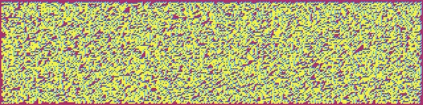 Soyut geometrik arkaplan. Edward Zajecs 2. Cubo 'nun 1971' deki uygulaması. Esasen 8 taştan oluşan bir Truchet fayans seti ve yerleştirme sanatı illüstrasyonu için kurallar 