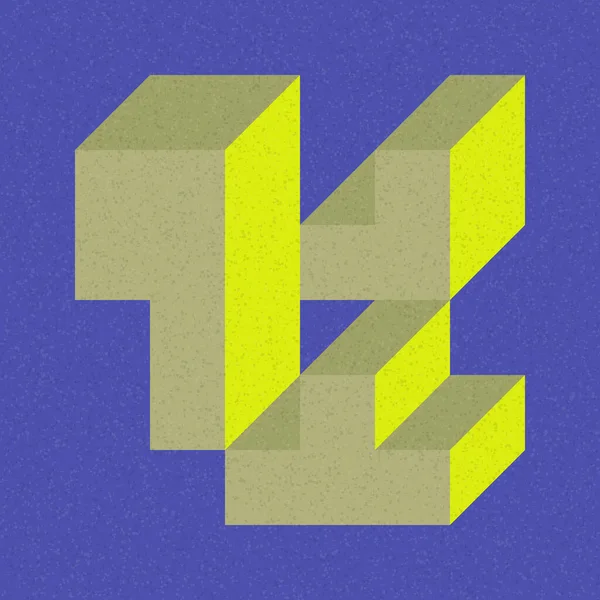 Soyut geometrik arkaplan. Edward Zajecs 2. Cubo 'nun 1971' deki uygulaması. Esasen 8 taştan oluşan bir Truchet fayans seti ve yerleştirme sanatı illüstrasyonu için kurallar 