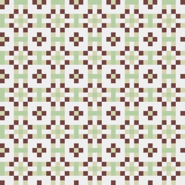 Soyut çapraz desenli üretken hesaplama sanatı çizimi