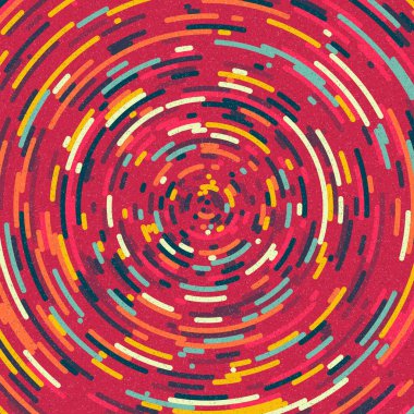 Renkli Evren Dağıtımı Hesaplamalı Üretken Sanat arkaplan çizimi