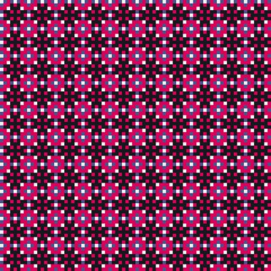 Soyut çapraz desenli üretken hesaplama sanatı çizimi