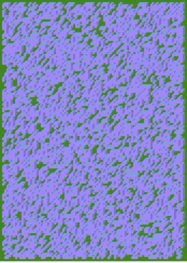 Edward Zajec 'in 1971' deki Il Cubo 'sunun uygulanması. Esasen 8 taştan oluşan bir Truchet fayans seti ve yerleştirme sanatı illüstrasyonu için kurallar