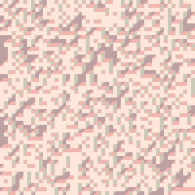 Soyut geometrik arkaplan. Edward Zajecs 2. Cubo 'nun 1971' deki uygulaması. Esasen 8 taştan oluşan bir Truchet fayans seti ve yerleştirme sanatı illüstrasyonu için kurallar 