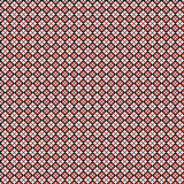 Soyut çapraz desenli üretken hesaplama sanatı çizimi