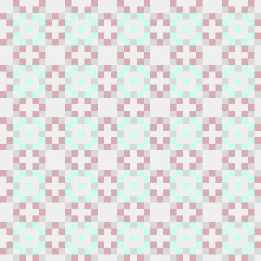 Soyut çapraz desenli üretken hesaplama sanatı çizimi