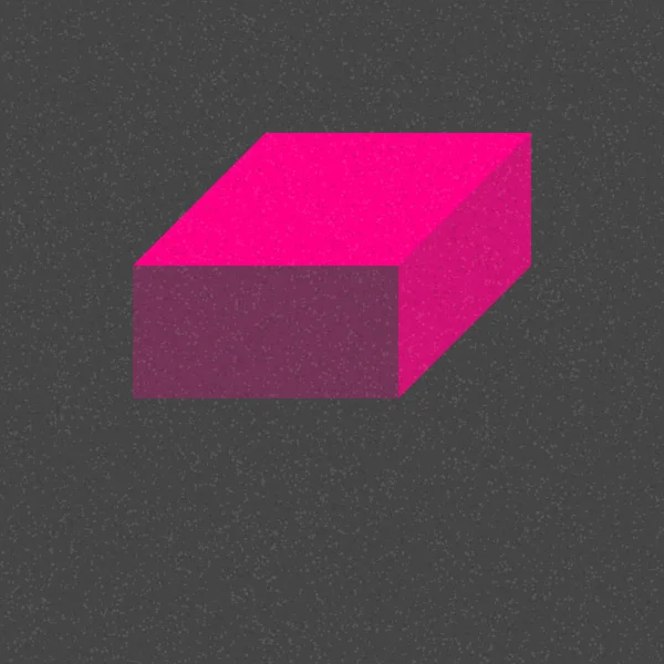 Soyut geometrik arkaplan. Edward Zajecs 2. Cubo 'nun 1971' deki uygulaması. Esasen 8 taştan oluşan bir Truchet fayans seti ve yerleştirme sanatı illüstrasyonu için kurallar 