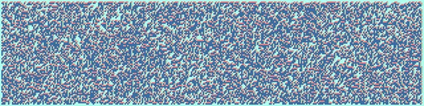 Soyut geometrik arkaplan. Edward Zajecs 2. Cubo 'nun 1971' deki uygulaması. Esasen 8 taştan oluşan bir Truchet fayans seti ve yerleştirme sanatı illüstrasyonu için kurallar 