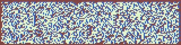 Edward Zajecs 2. Cubo 'nun 1971' deki uygulaması. Esasen 8 taştan oluşan bir Truchet fayans seti ve yerleştirme sanatı illüstrasyonu için kurallar  