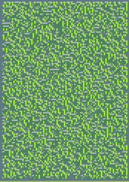 Edward Zajecs 2. Cubo 'nun 1971' deki uygulaması. Esasen 8 taştan oluşan bir Truchet fayans seti ve yerleştirme sanatı illüstrasyonu için kurallar  