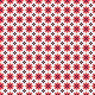 Soyut çapraz desenli üretken hesaplama sanatı çizimi