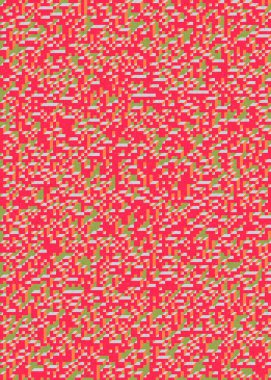 Soyut geometrik arkaplan. Edward Zajecs 2. Cubo 'nun 1971' deki uygulaması. Esasen 8 taştan oluşan bir Truchet fayans seti ve yerleştirme sanatı illüstrasyonu için kurallar 