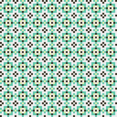 Soyut çapraz desenli üretken hesaplama sanatı çizimi