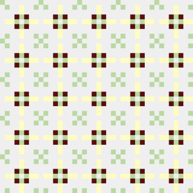 Soyut çapraz desenli üretken hesaplama sanatı çizimi